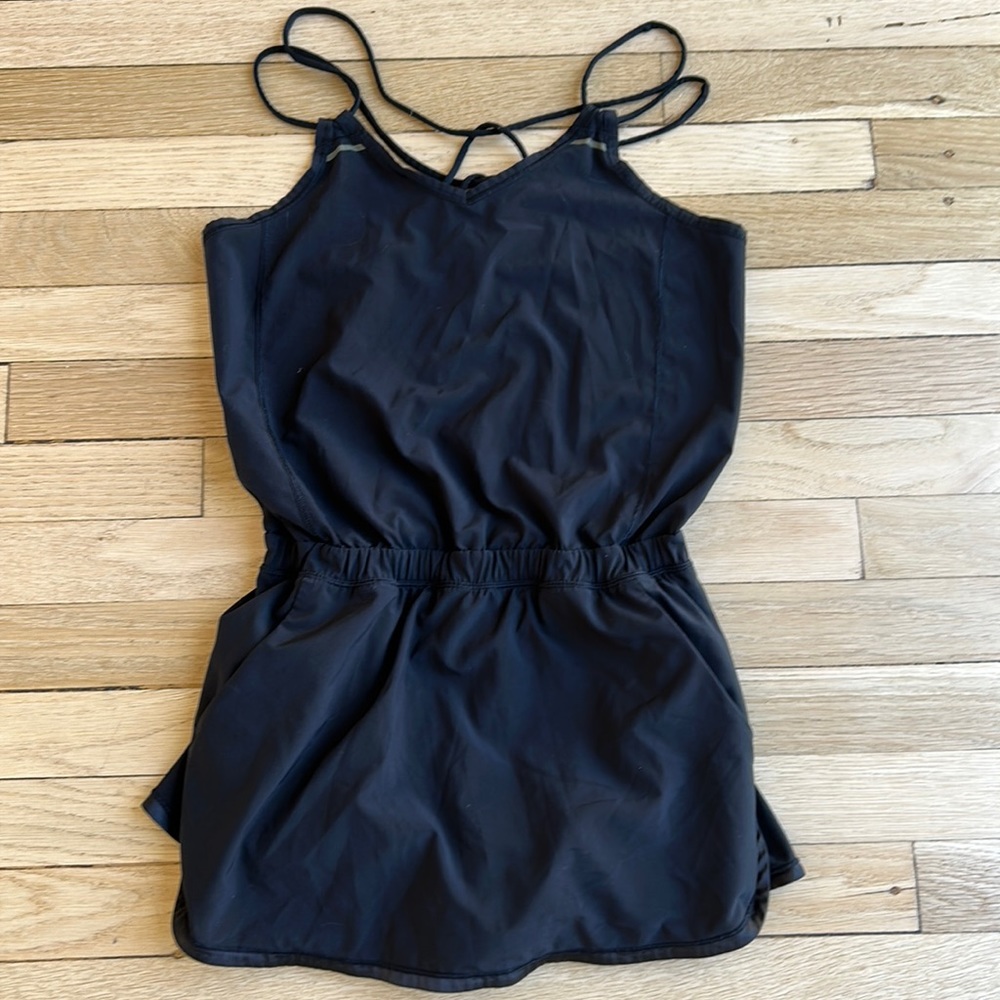 Lululemon Dress with shorts, cute design in back